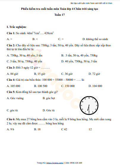 minh hoa bai tap cuoi tuan 17 toan 4 ctst h1*468295