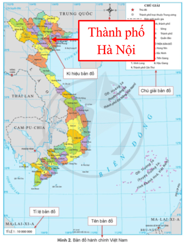 Xác định vị trí địa lí của địa phương em trên hình 2 bài 1