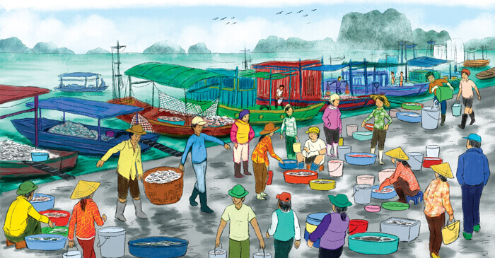 Đọc: Buổi sáng ở Hòn Gai lớp 4