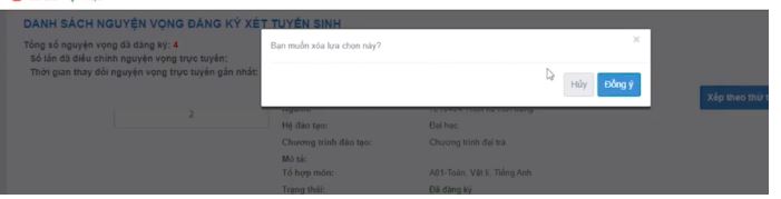 Hướng dẫn thí sinh đăng ký nguyện vọng trực tuyến