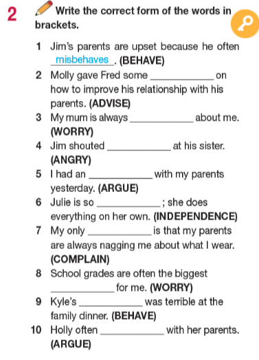 Tiếng Anh 11 Bright Unit 1 Vocabulary Expansion