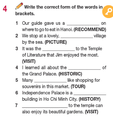 Tiếng Anh 11 Bright Unit 2 Vocabulary Expansion