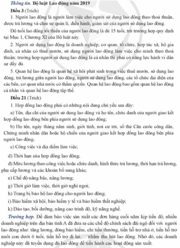 Câu hỏi trang 22 KTPL 11