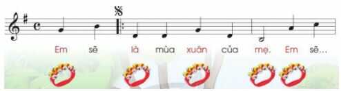 Hát: Em là bông hồng nhỏ SGK Âm nhạc 4 CD