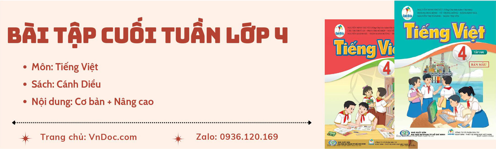 bài tập cuối tuần tiếng việt lớp 4 sách cánh diều