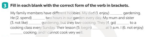 Unit 1 lớp 7 A Closer Look 2