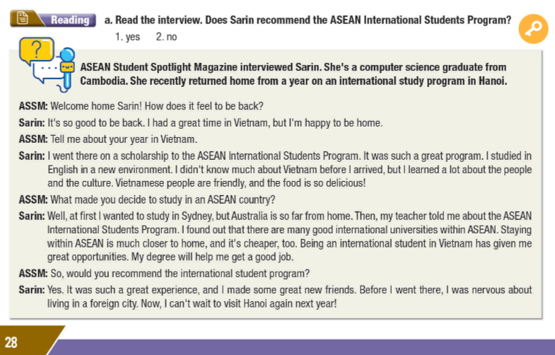 Tiếng Anh 11 i-Learn Smart World Workbook Unit 5 Lesson 2