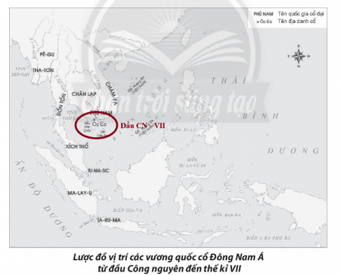 [CTST] Giải SBT lịch sử và địa lí 6 bài 12: Các vương quốc ở Đông Nam Á trước thế kỉ X