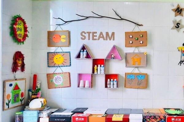 Mẫu trang trí lớp theo mô hình STEM
