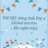 Sách bài tập tiếng Anh lớp 4 Global success + file nghe mp3