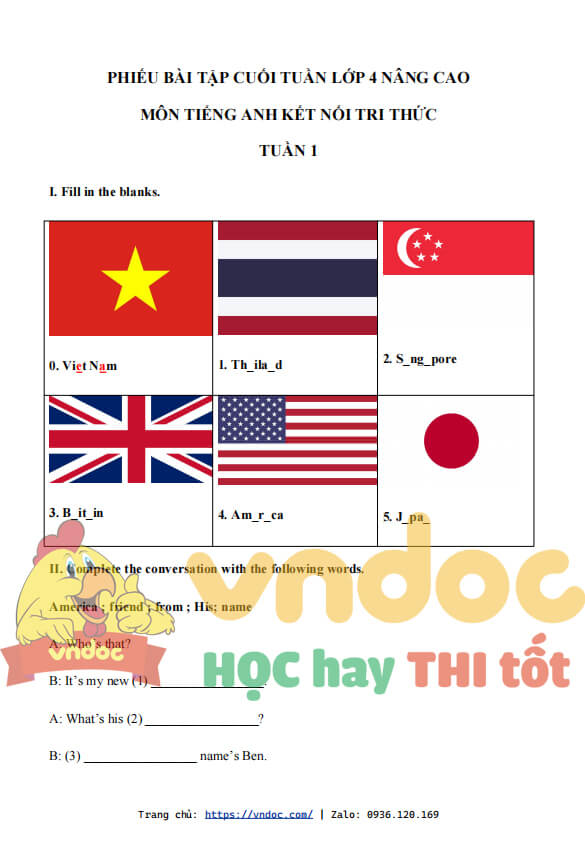 phieu bai tap cuoi tuan lop 4 nang cao ket noi tri thuc tuan 1 h1*488171
