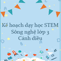 Kế hoạch dạy học STEM Công nghệ lớp 3 Cánh diều