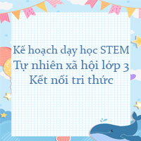 Kế hoạch dạy học STEM Tự nhiên xã hội lớp 3 Kết nối tri thức