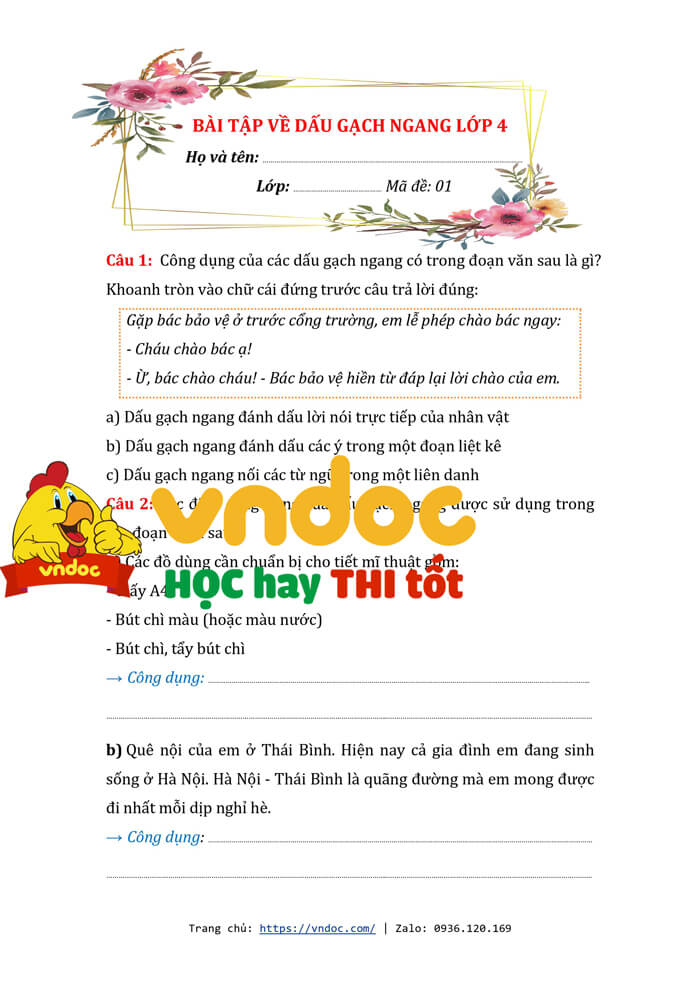 bai tap ve dau gach ngang lop 4 de 1 h1*490010