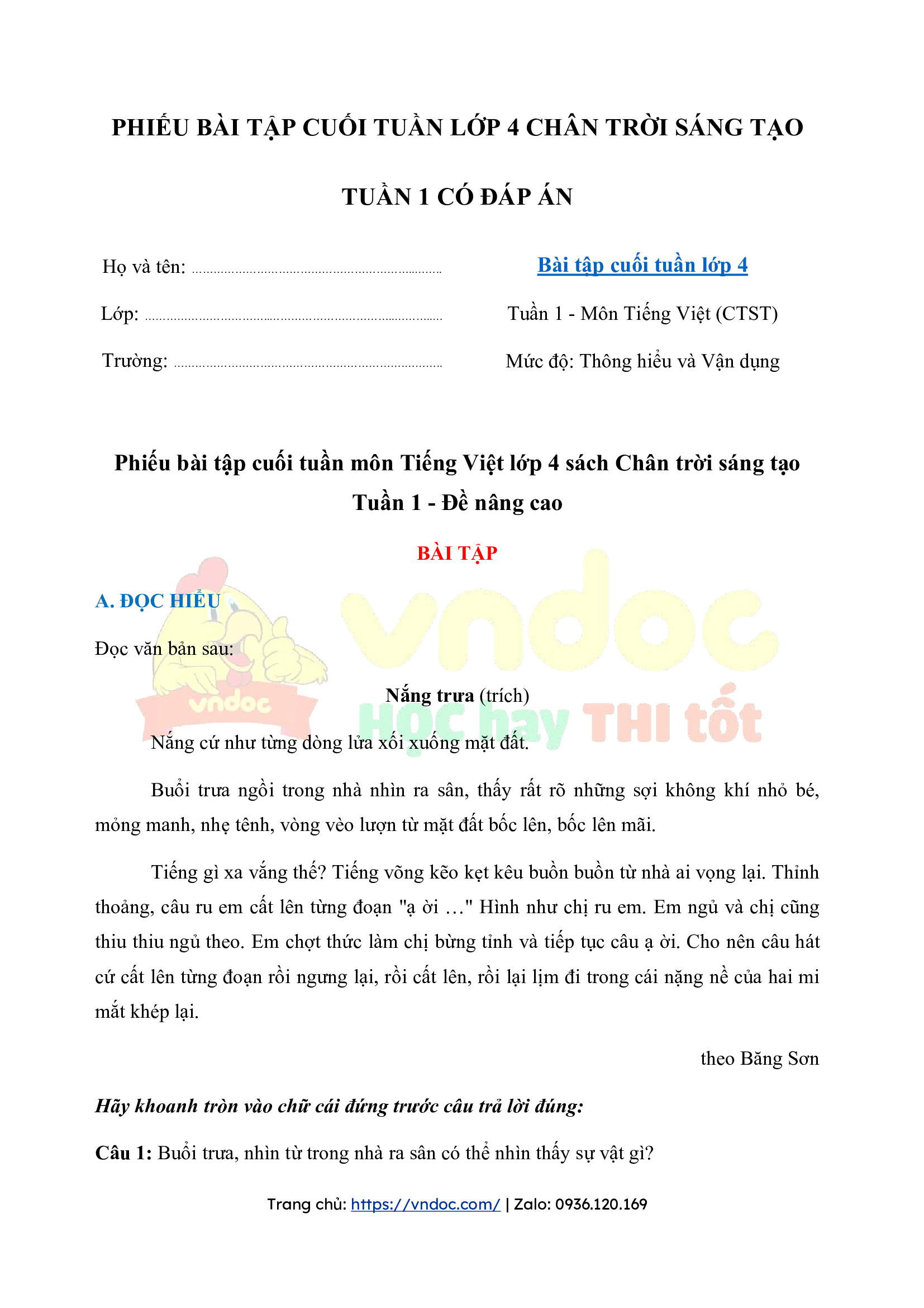 phieu bai tap cuoi tuan lop 4 chan troi sang tao tuan 1 1*490362