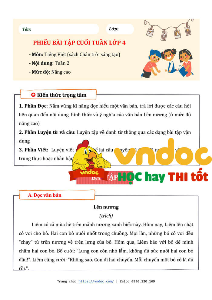 phieu bai tap cuoi tuan lop 4 nang cao mon tieng viet chan troi sang tao tuan 2 h1*491544