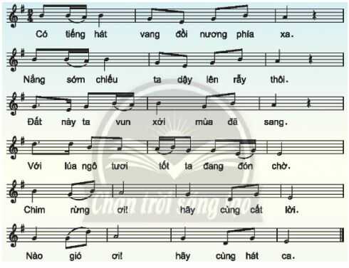 Hát: Tiếng hát mùa sang SGK Âm nhạc 4 CTST