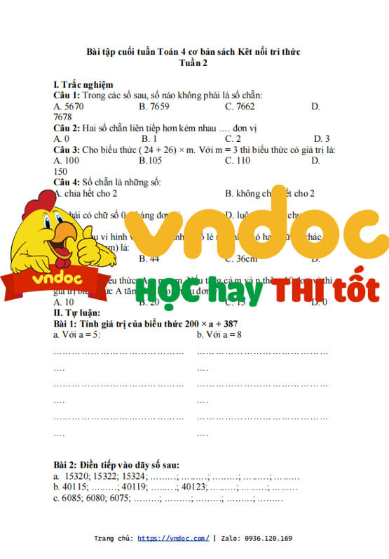 phieu bai tap cuoi tuan lop 4 ket noi tri thuc tuan 2 h1*495535