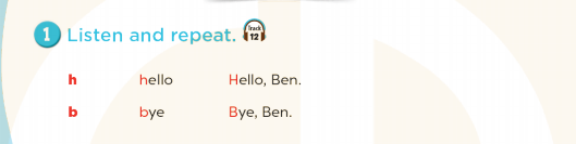 Tiếng Anh lớp 3 Unit 1 Lesson 3 Hello