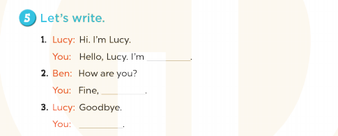 Tiếng Anh lớp 3 Unit 1 Lesson 3 Hello