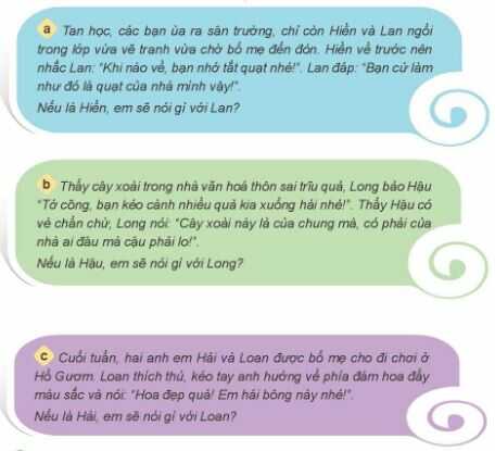 Luyện tập 3 trang 35 SGK Đạo đức 4 – Kết nối tri thức