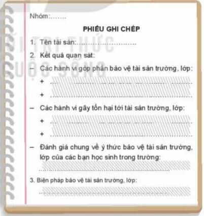 Vận dụng 2 trang 36 SGK Đạo đức 4 – Kết nối tri thức