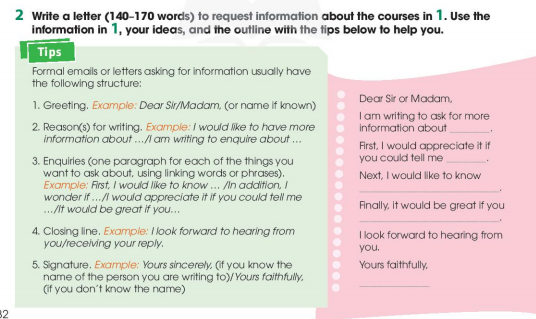 Tiếng Anh 11 Global Success Unit 7 Writing