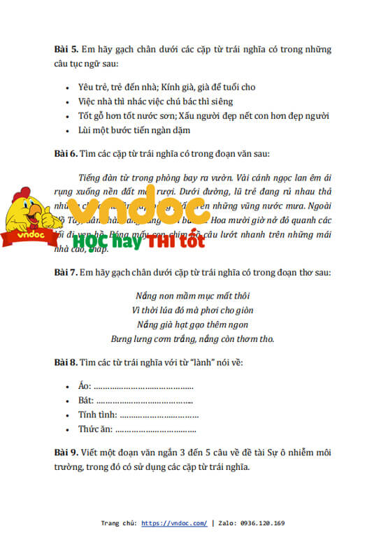 bai tap ve tu trai nghia h2*501194