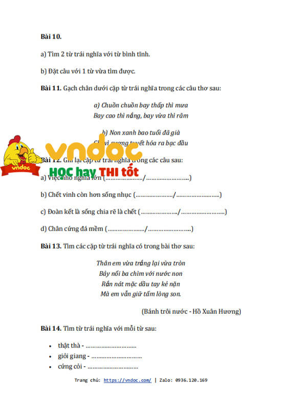 bai tap ve tu trai nghia h3*501193