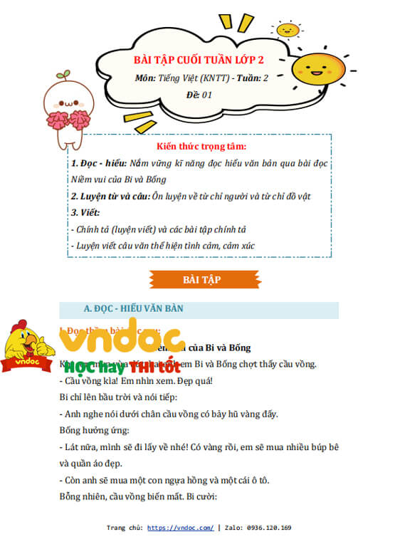 phieu bai tap cuoi tuan tieng viet 2 tuan 2 sach ket noi tri thuc de 1 1*503954