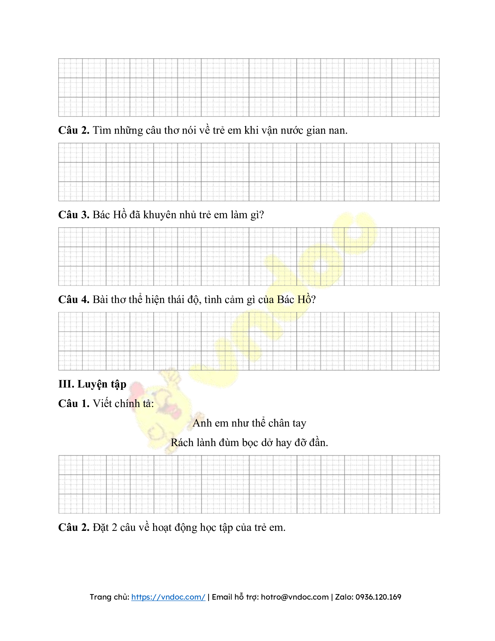 bai tap cuoi tuan tieng viet lop 3 chan troi sang tao tuan 5 co ban 2*504555