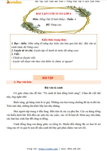 minh hoa bai tap cuoi tuan toan tieng viet lop 4 canh dieu nang cao tuan 4 h1*504188
