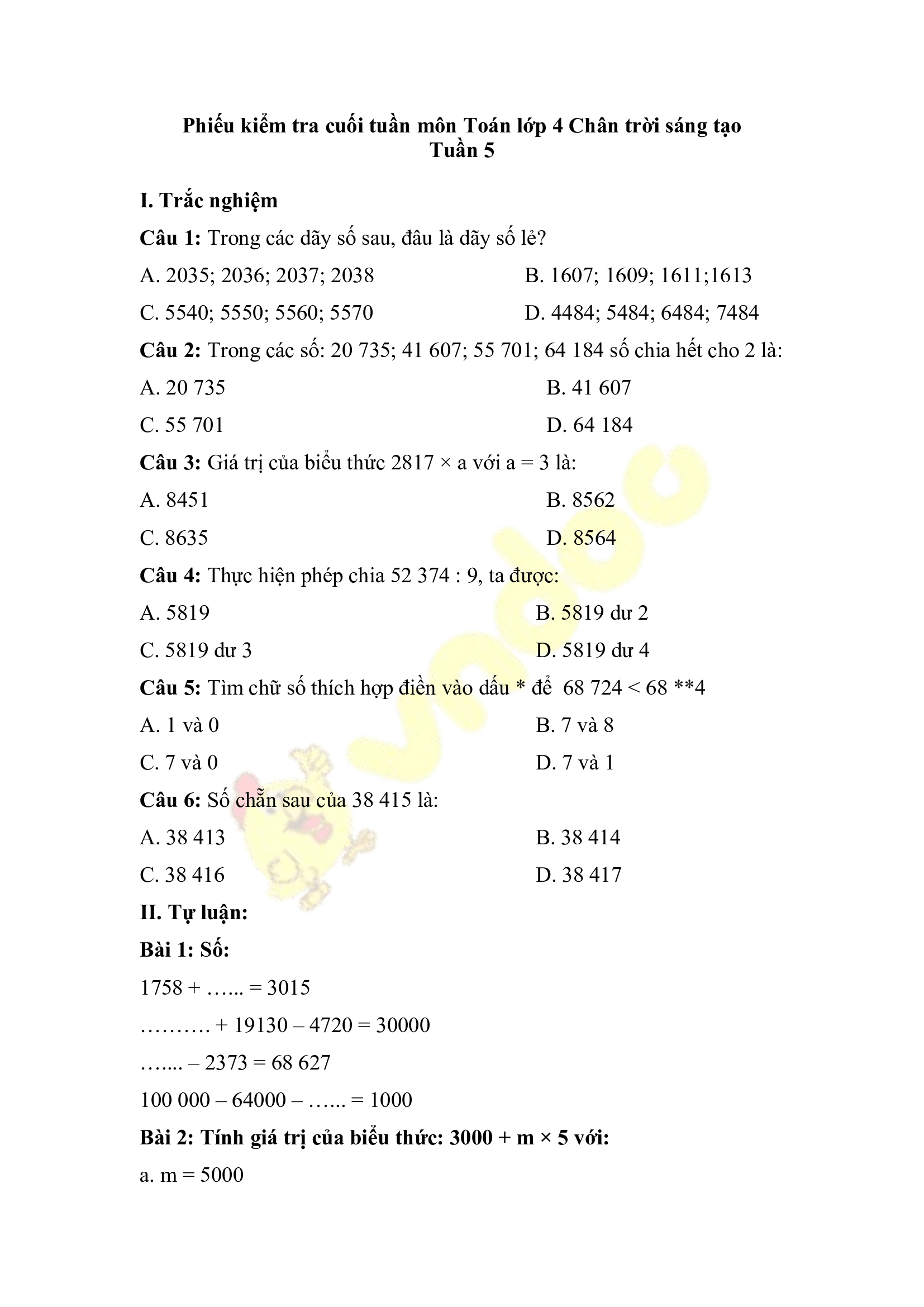 phieu bai tap cuoi tuan lop 4 chan troi sang tao tuan 5 3*507688