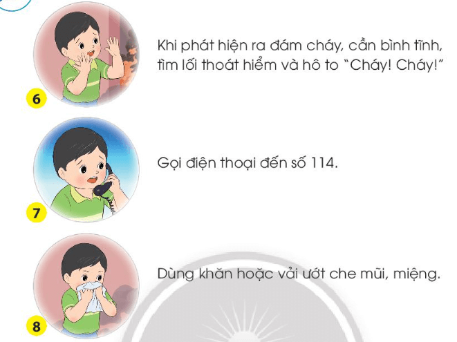 Tự nhiên xã hội lớp 3 Chân trời sáng tạo Bài 3: Phòng tránh hỏa hoạn khi ở nhà