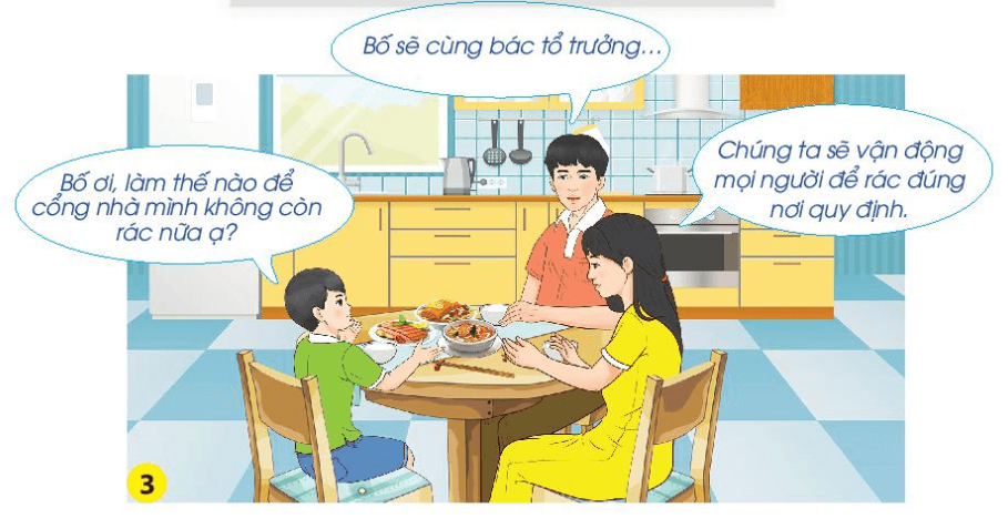 Tự nhiên xã hội lớp 3 Chân trời sáng tạo Bài 4: Giữ vệ sinh xung quanh nhà