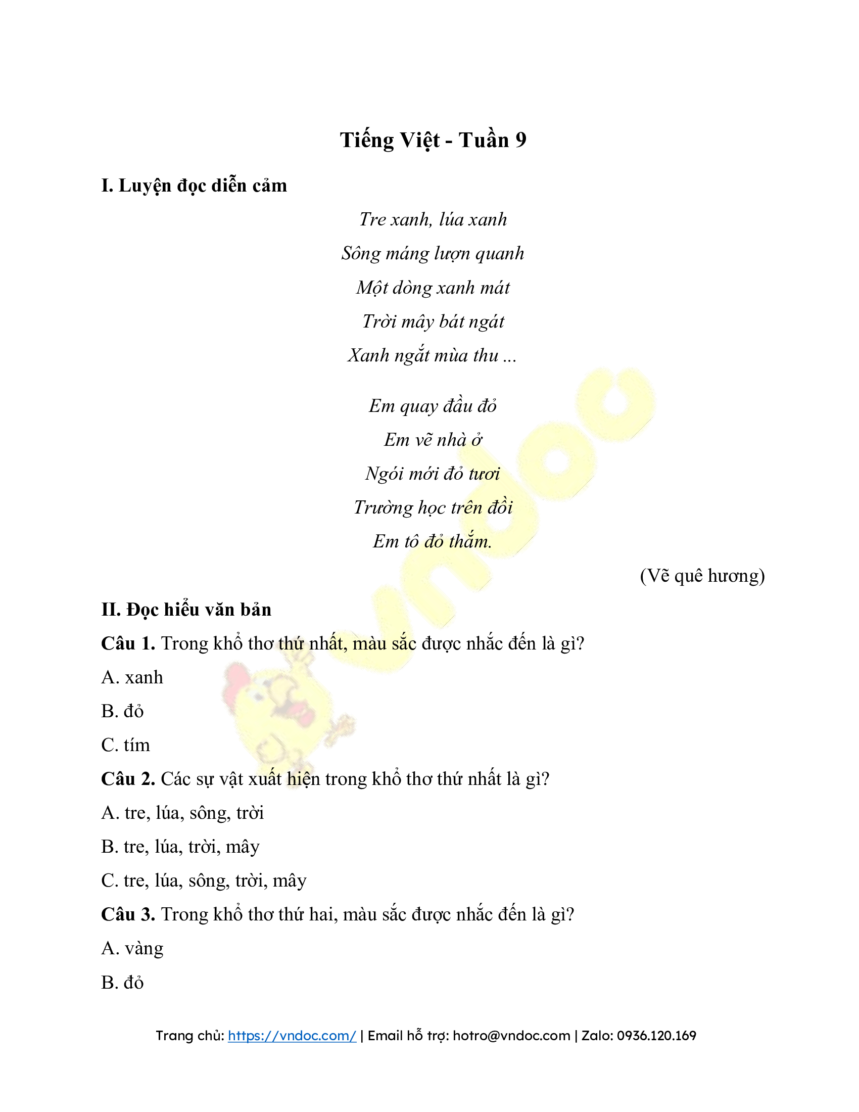 bai tap cuoi tuan tieng viet lop 3 chan troi sang tao tuan 9 co ban 1*509233