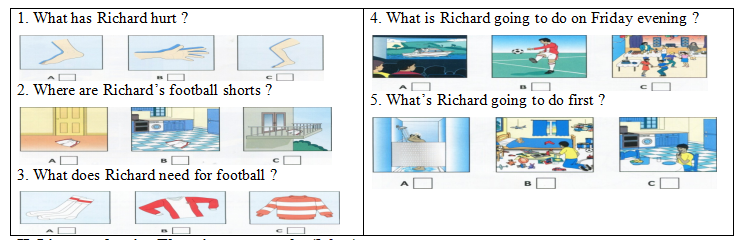 Đề thi giữa kì 1 lớp 7 sách Global Success