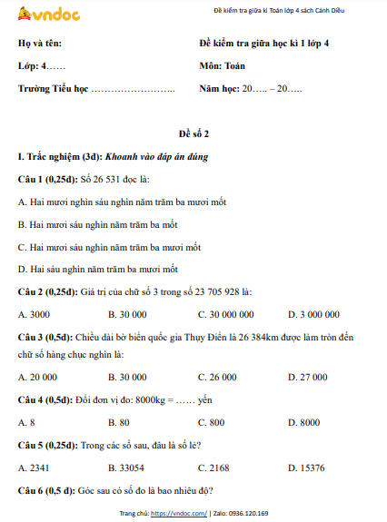 minh hoa 1 de thi giua ki 1 toan 4 cd de 2*511003