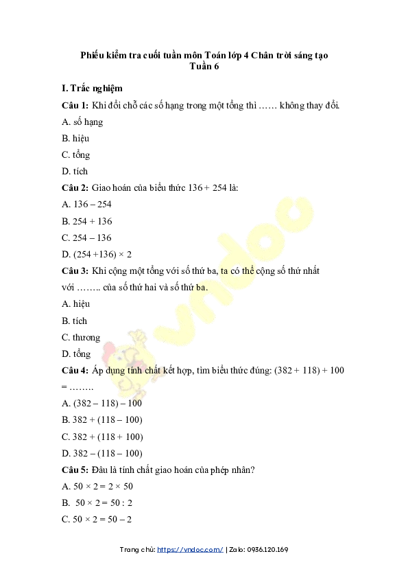 phieu bai tap cuoi tuan lop 4 chan troi sang tao tuan 6 3*510822