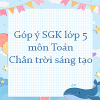 Góp ý sách giáo khoa lớp 5 môn Toán Cánh Diều