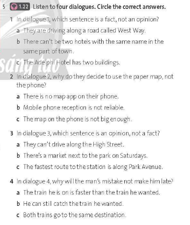 Friends Global 11 Workbook Unit 5 5C Listening