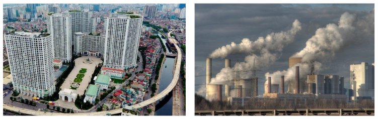 Hoạt động của con người trong thời kì công nghiệp