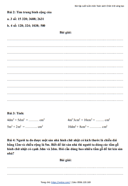 minh hoa bai tap cuoi tuan 9 toan 4 co ban ctst h2*522195