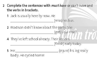 Friends Global 11 Workbook Unit 5 5D Grammar