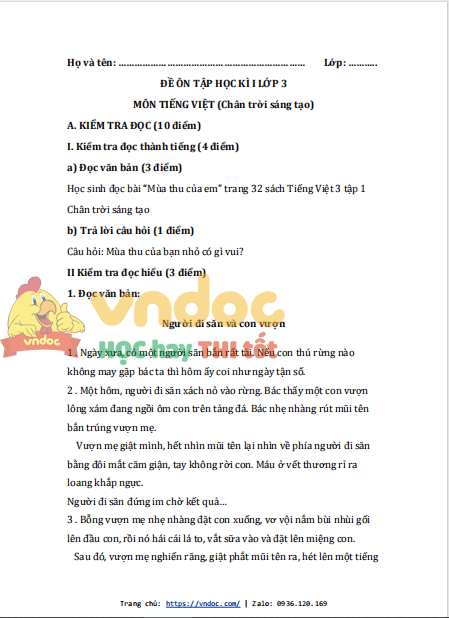 de thi hoc ki 1 lop 3 mon tieng viet sach chan troi sang tao de 2*523799