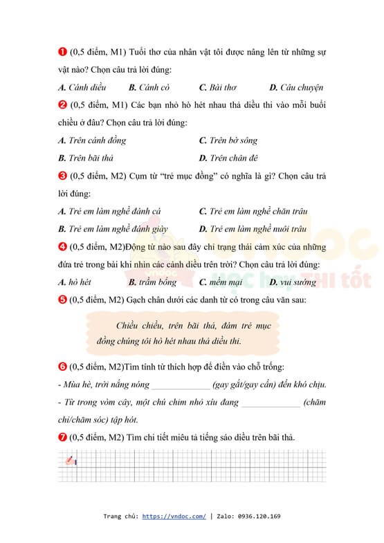 de thi tieng viet lop 4 hoc ki 1 ket noi tri thuc nam 2023 de 1 h3*527121