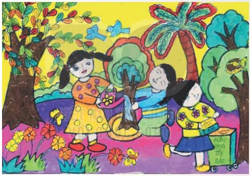 Giải Mĩ thuật 4 Kết nối tri thức chủ đề 4: Vẻ đẹp trong cuộc sống