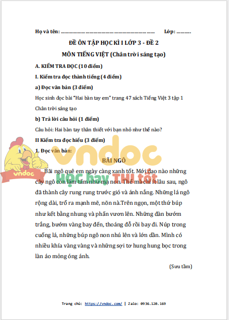 de thi hoc ki 1 lop 3 mon tieng viet sach chan troi sang tao de 2 1*528348