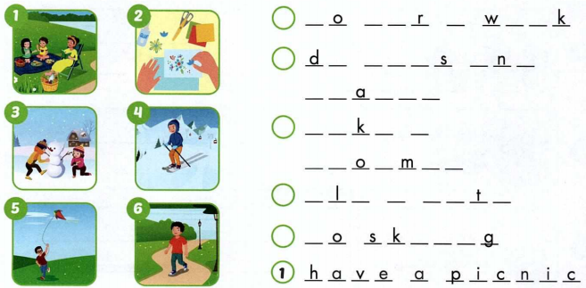Tiếng Anh 4 i-Learn Smart Start Workbook Unit 3 lesson 2