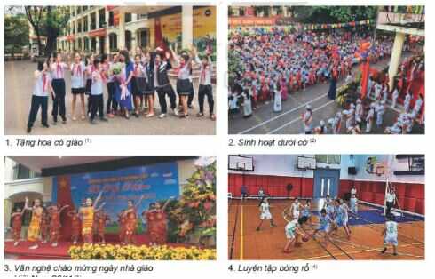 Giải Mĩ thuật 4 Kết nối tri thức chủ đề 6: Mái trường yêu dấu